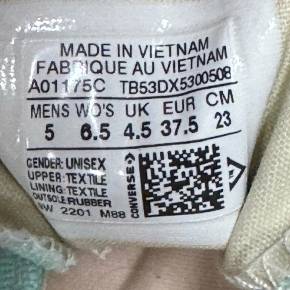 New Converse Run Star Motion Low Platform Water Droplets Green Sneakers - Picture 12 of 12